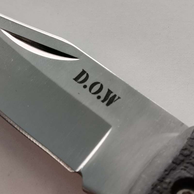 D.O.W. with Silicone Handle Pocket Knife #O0070