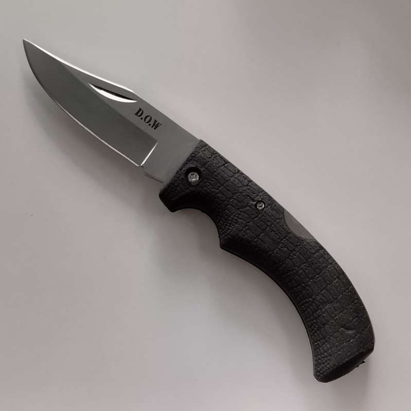 D.O.W. with Silicone Handle Pocket Knife #O0070