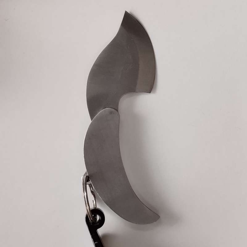 Silver Leaf Folding Pocket Knife #O0075