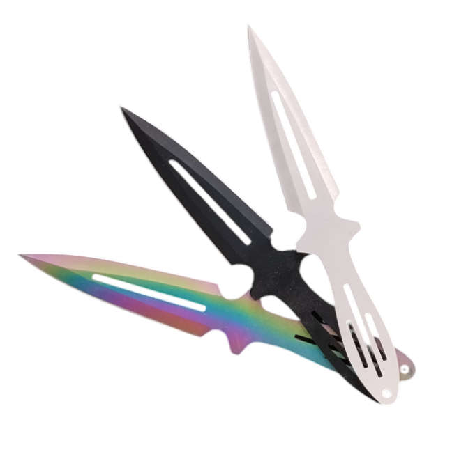 3 Piece Throwing Knives with Sheath #O0083