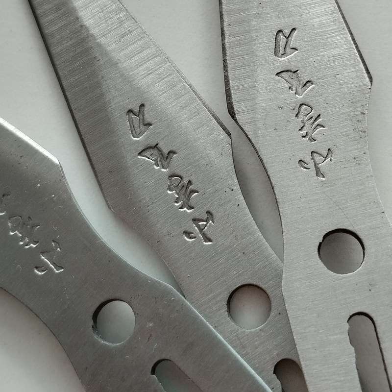 3 Piece Ninja Throwing Spikes with Sheath #O0084