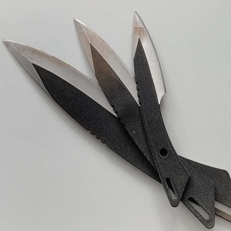 3 Piece Scorpion Throwing Knives with Sheath #O0081