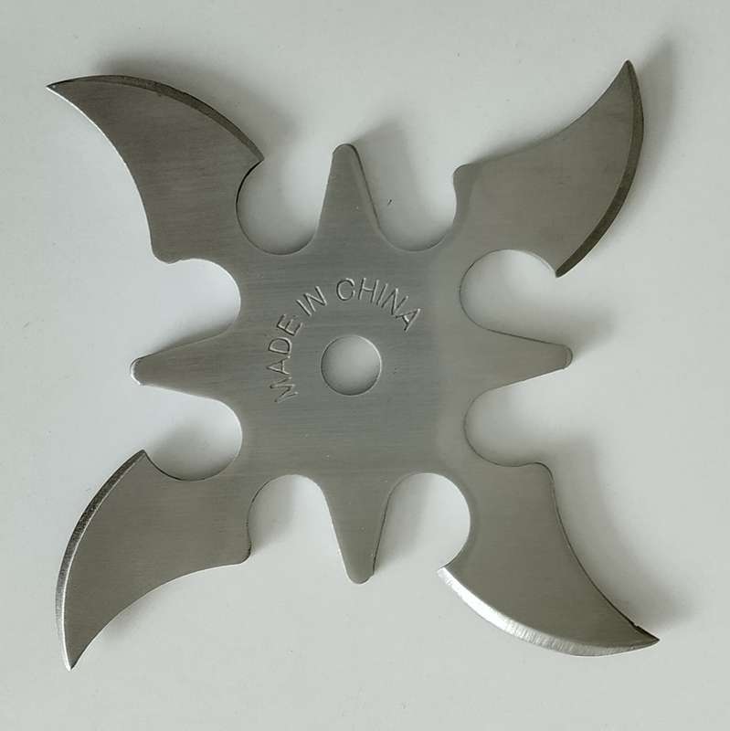 4 Point Ninja Throwing Star with Pouch #O0087