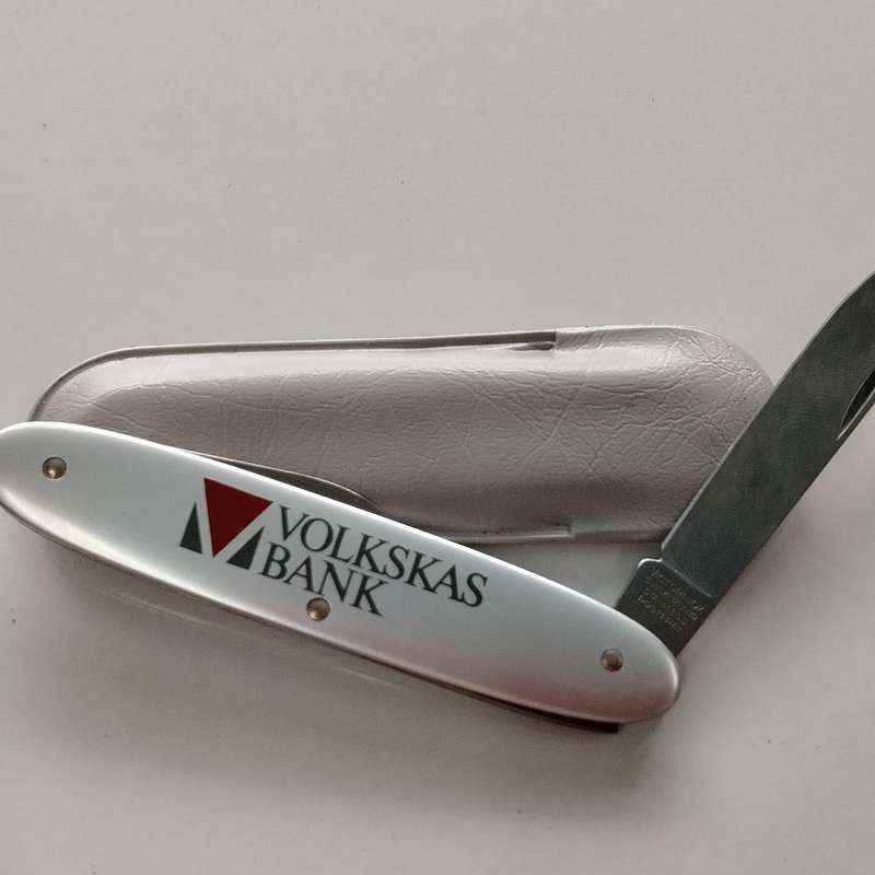 Vintage Volkskas Victorinox pocket knife with pouch #O0100