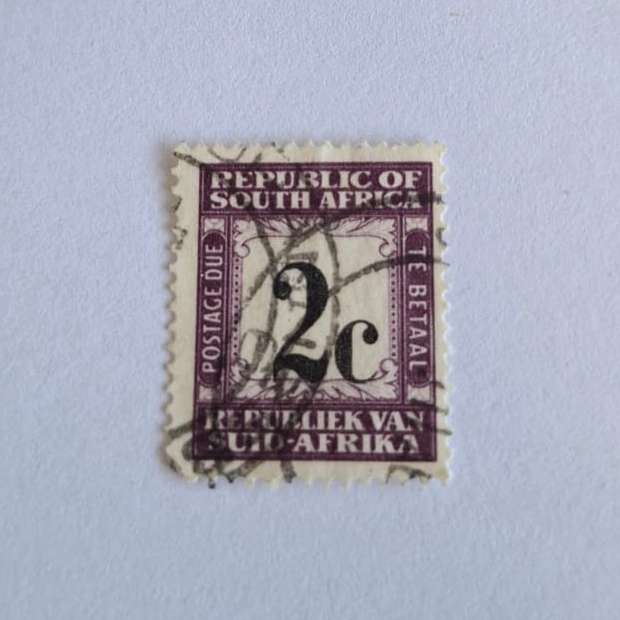 1961-69 Republic of South Africa 2c Stamp #O0133