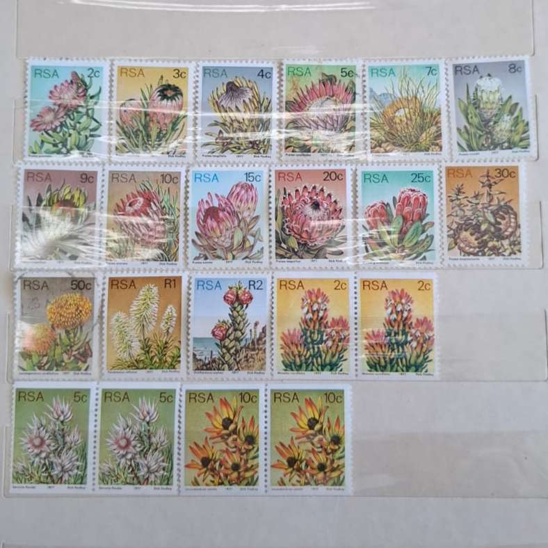 1977 Dirk Findlay 3rd Definitive Issue Partial Set (55 Stamps in Total) #O0135