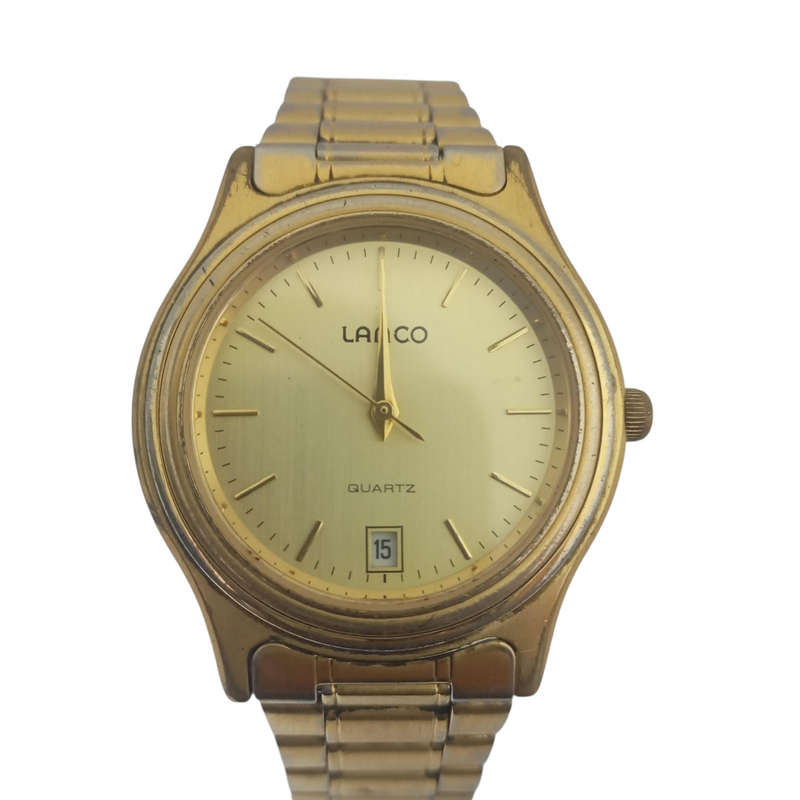 Mens Gold Plated Lanco  - Working