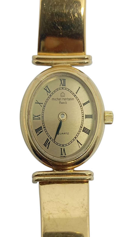Beautiful Michel Herbalin Paris Gold Bracelet - Running