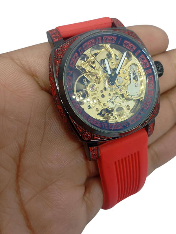 Retro Mechanical Mens Watch - Working