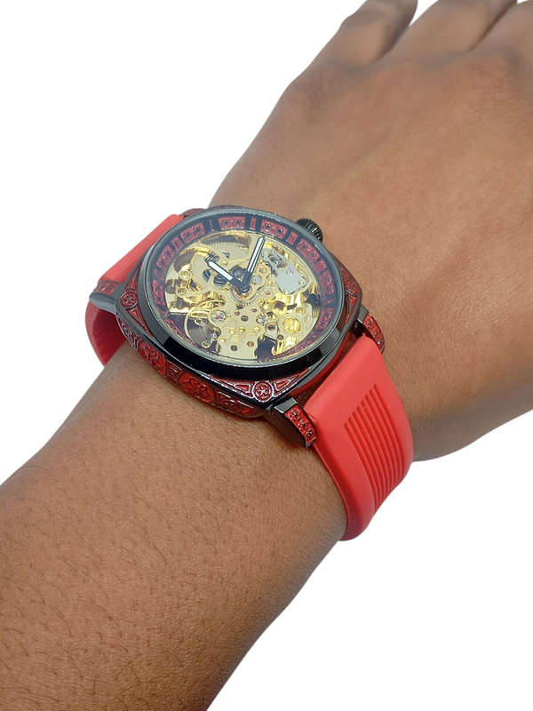 Retro Mechanical Mens Watch - Working