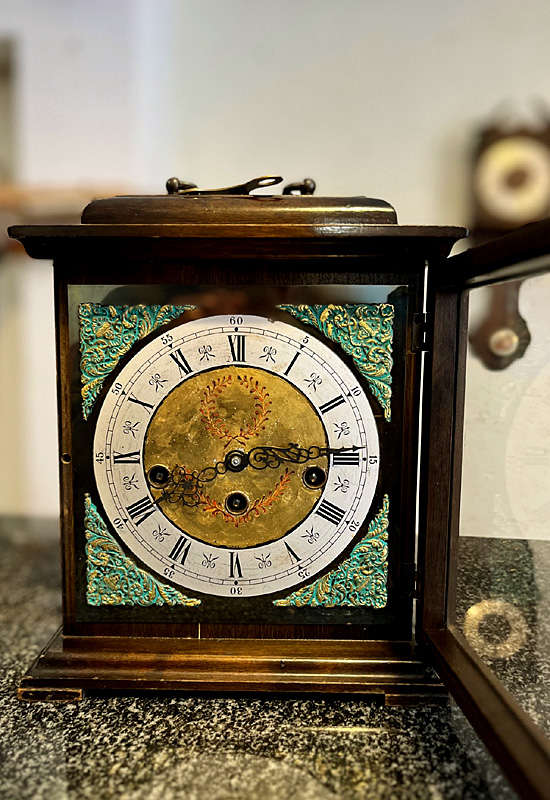 Antique German Made Kienzle Bracket Clock, Westminster Chiming, Serviced