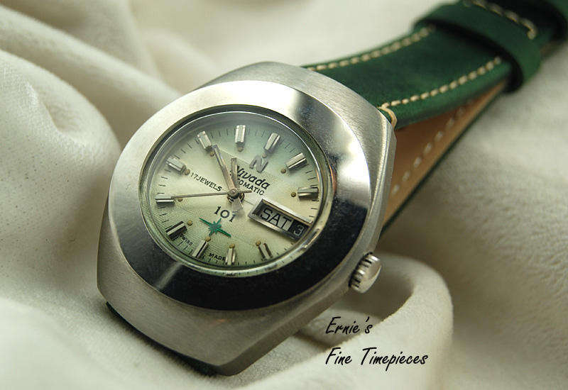 Vintage Nivada 101 Automatic Men 's Watch, NOS, from 1969