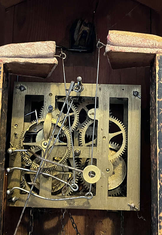 RARE Antique G.H.S. Cuckoo Clock circa 1900 for repairs or spares