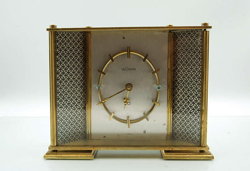 Jaeger LeCoultre, Imhof and Swiza Desk Clocks, 8 Days Winding,  for Repairs or Spares