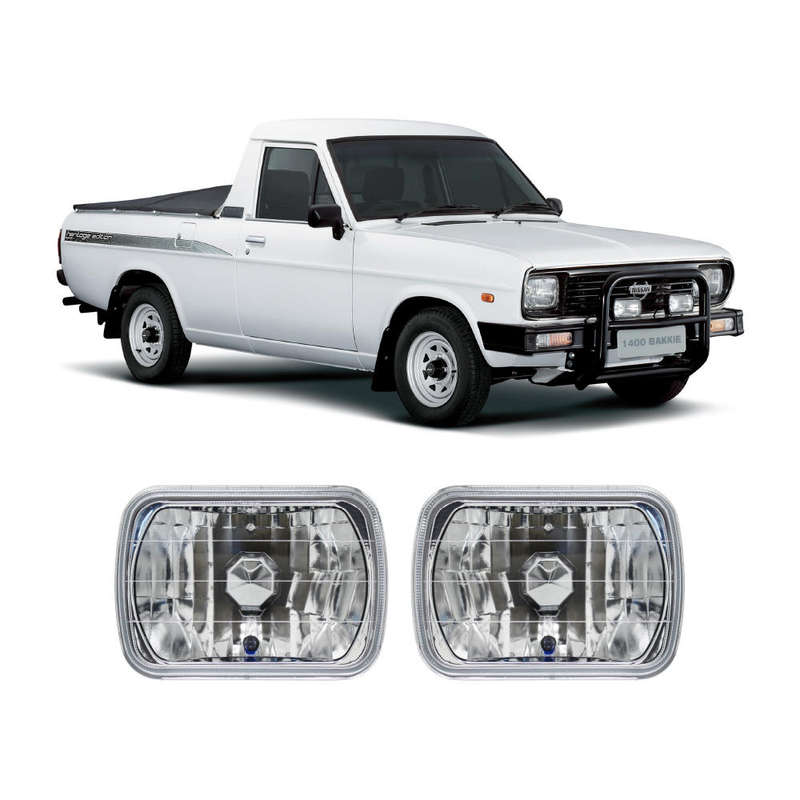 Retro Nissan Champ Glass Headlights