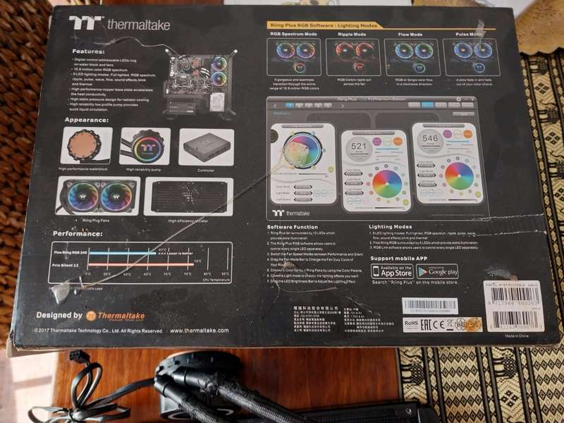 CPU Cooler Thermaltake Floe Riing 240