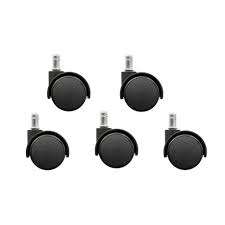 Office chair wheels set