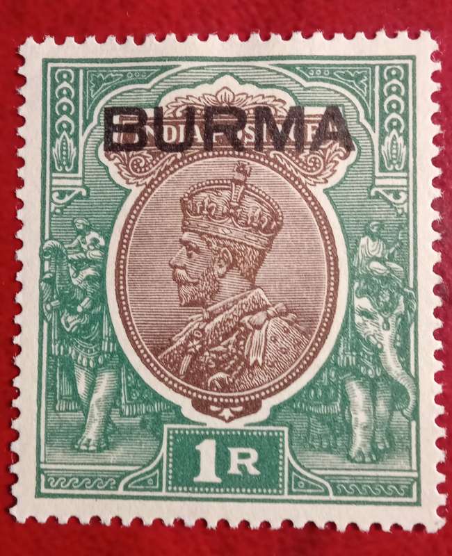 Burma King George vi collection British Administra including military Admin