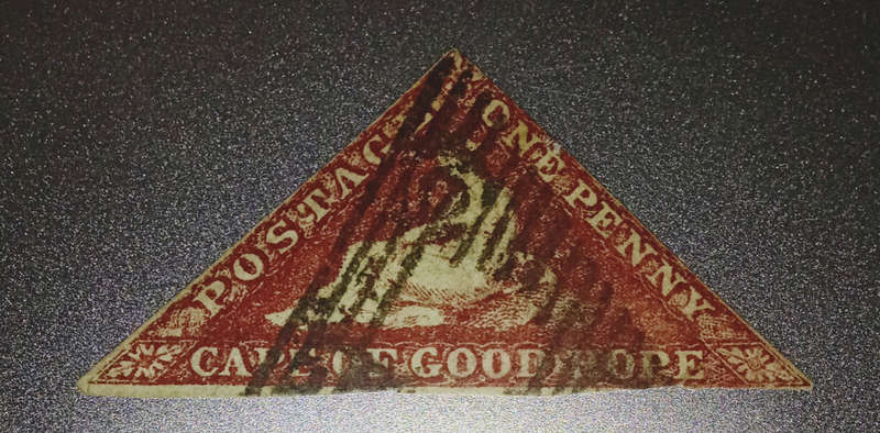 10 Cape of Good Hope Triangular stamps 1853-1864
