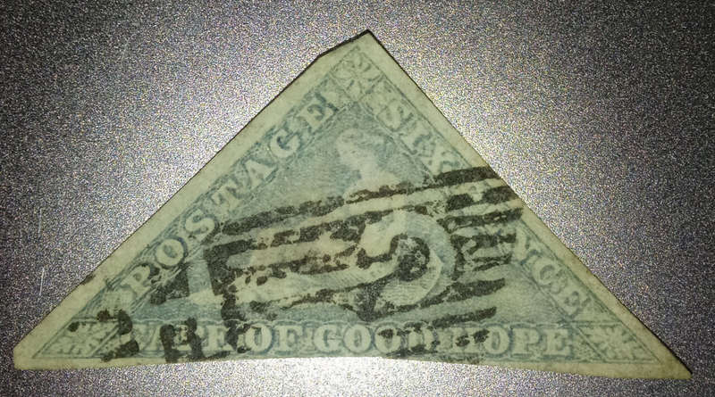 10 Cape of Good Hope Triangular stamps 1853-1864