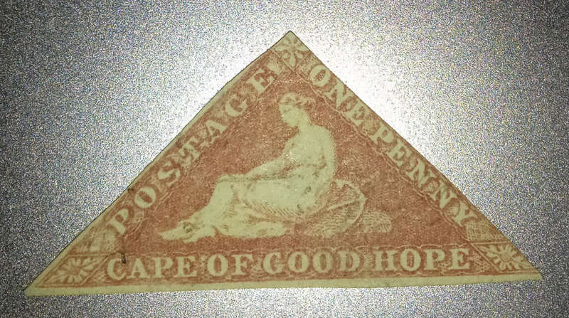 10 Cape of Good Hope Triangular stamps 1853-1864