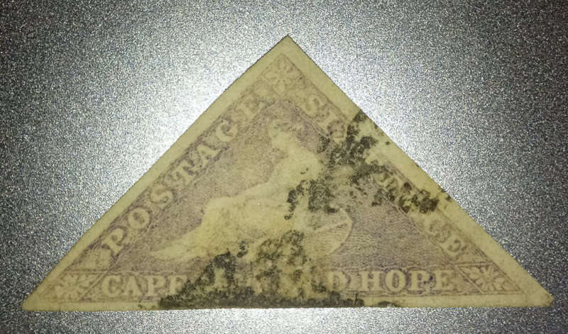 10 Cape of Good Hope Triangular stamps 1853-1864