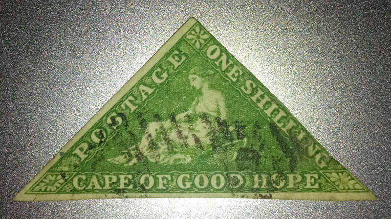 10 Cape of Good Hope Triangular stamps 1853-1864
