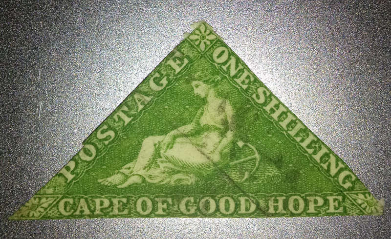10 Cape of Good Hope Triangular stamps 1853-1864