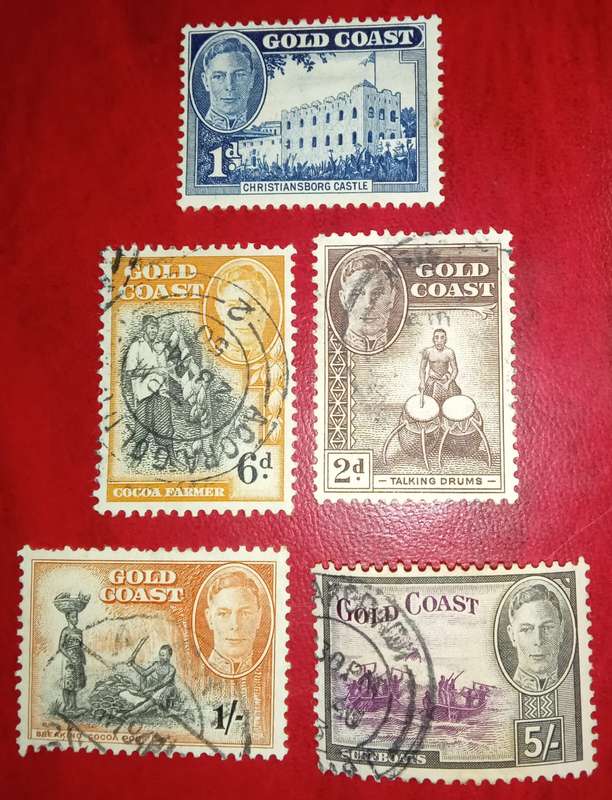 Collection of Gold Coast Stamps