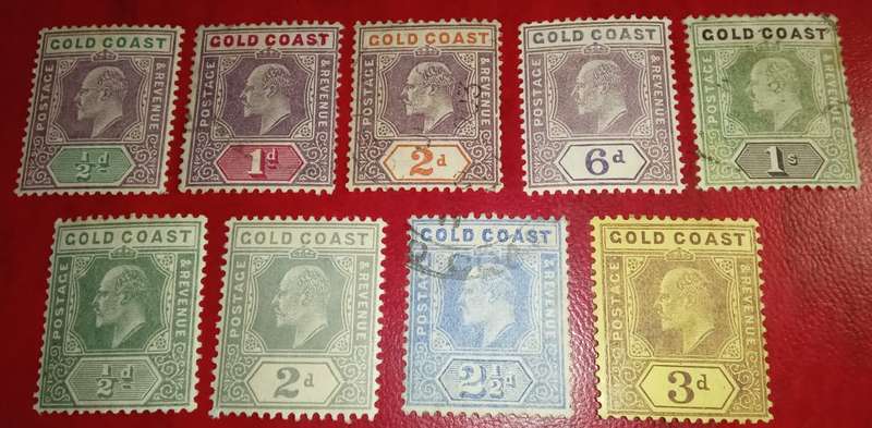 Collection of Gold Coast Stamps