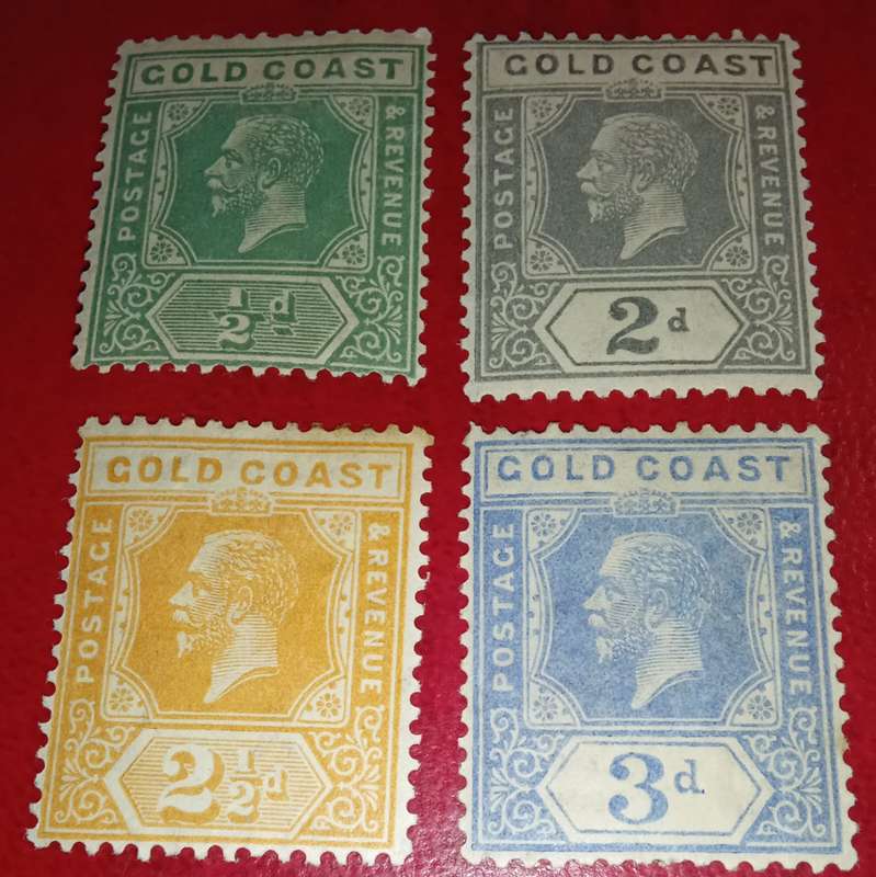 Collection of Gold Coast Stamps