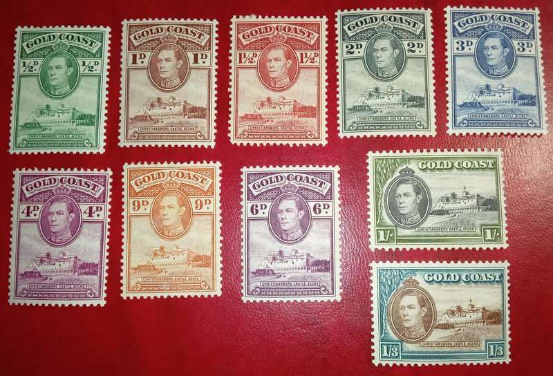 Collection of Gold Coast Stamps