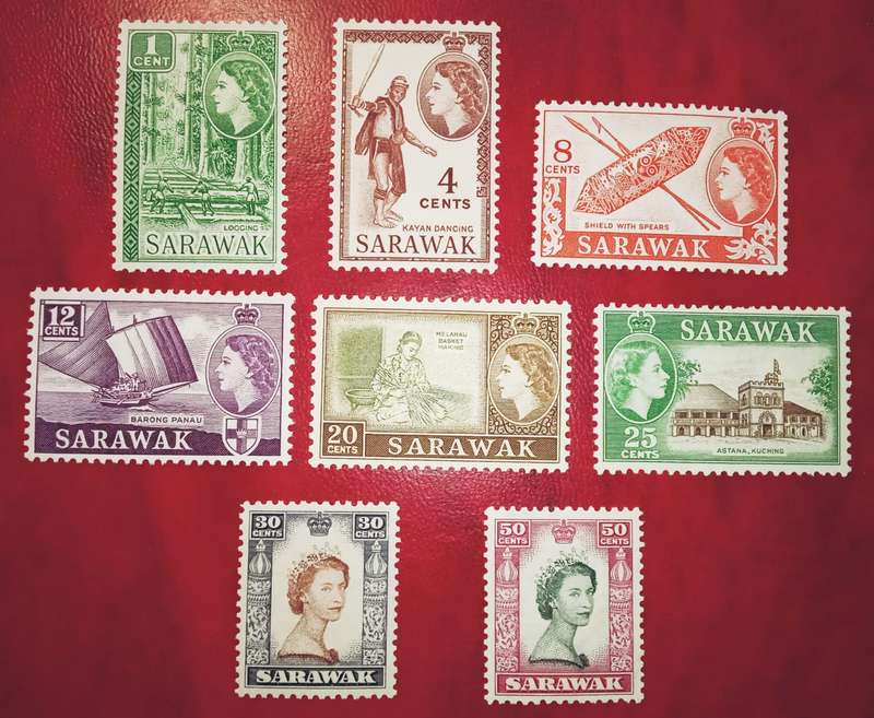 Sarawak stamps cv $110