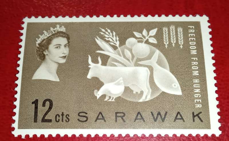 Sarawak stamps cv $110