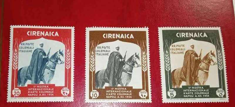 Italian Colonial Cirenaica stamp sets MNH 1934