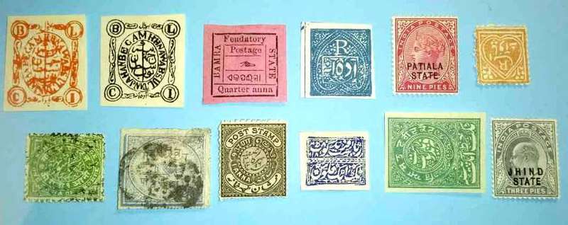 Old India Stamps Collection