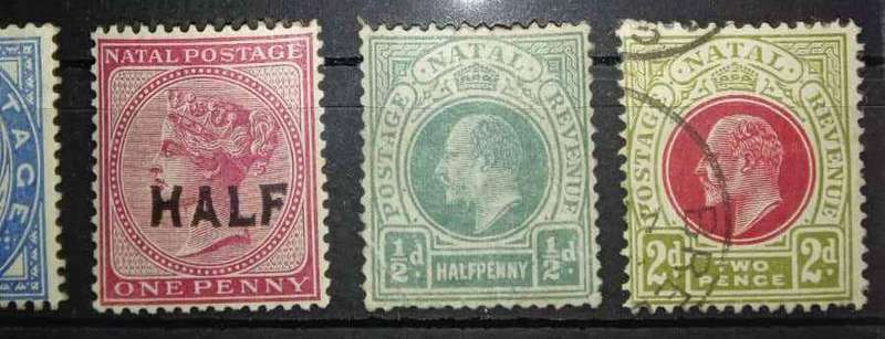 Old South African Stamps bundle Tvl, CGH, OFS and Natal.