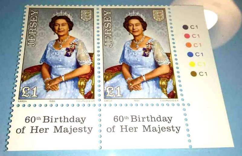 £1 £2 and £3 Great Britain, Jersey stamps ** 1985-2002