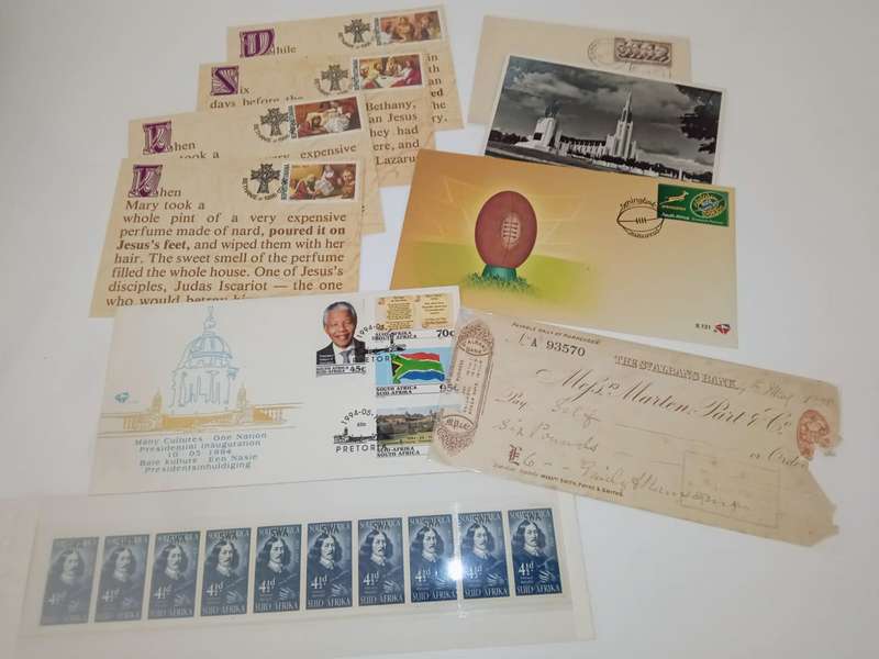 South Africa, S.Rhodesia and Homelands Stamps, Covers, Cylinders and postcards