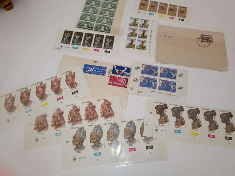 South Africa, S.Rhodesia and Homelands Stamps, Covers, Cylinders and postcards