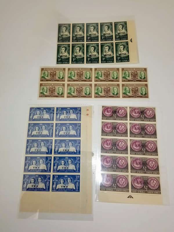 South Africa, S.Rhodesia and Homelands Stamps, Covers, Cylinders and postcards