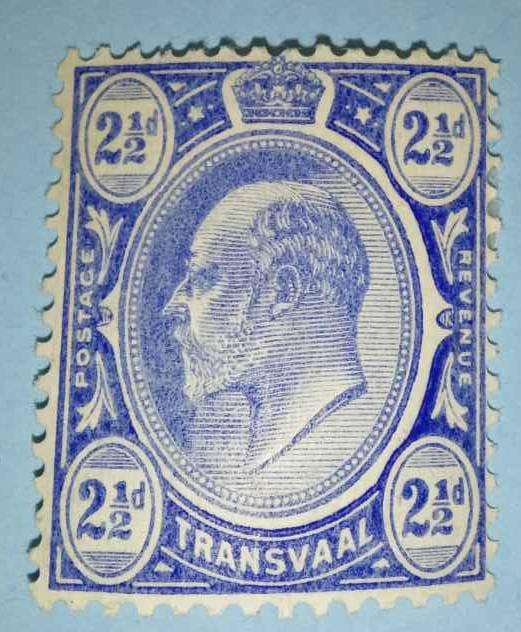 Transvaal stamps SACC 279-282, 1905