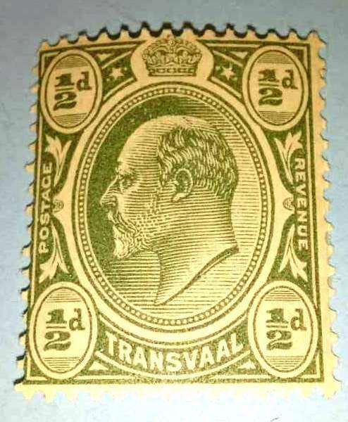Transvaal stamps SACC 279-282, 1905