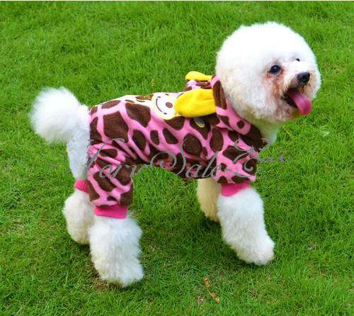 MEDIUM FLEECE DOGGY JACKET WITH HOODY