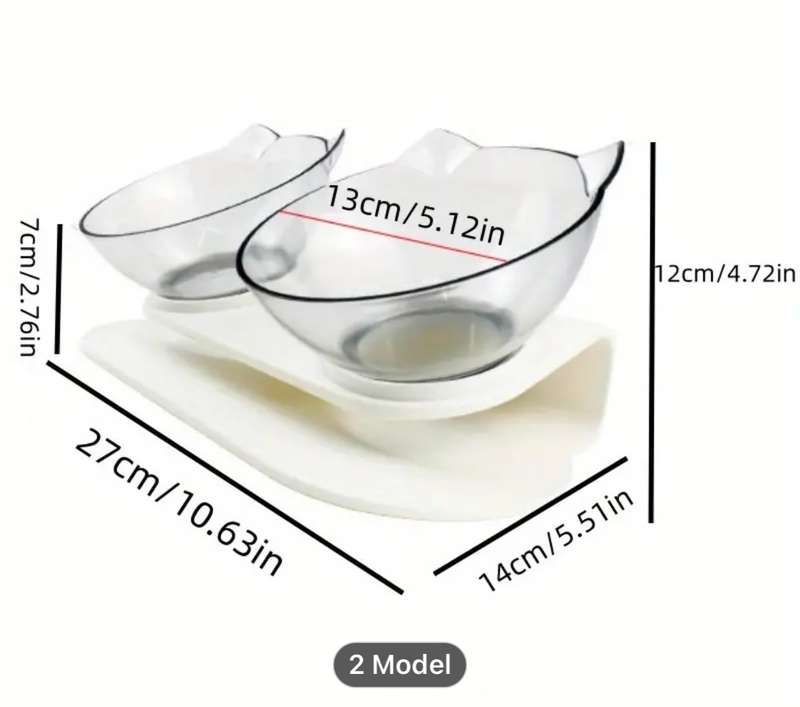 DOUBLE CAT BOWL SET
