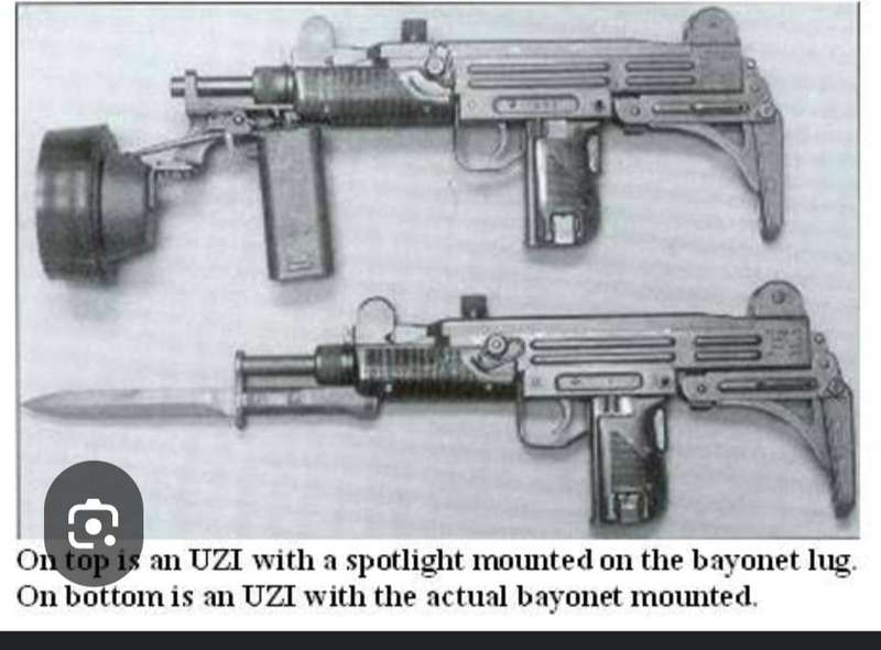 SADF UZZI Bayonet and Sheath, excellent condition