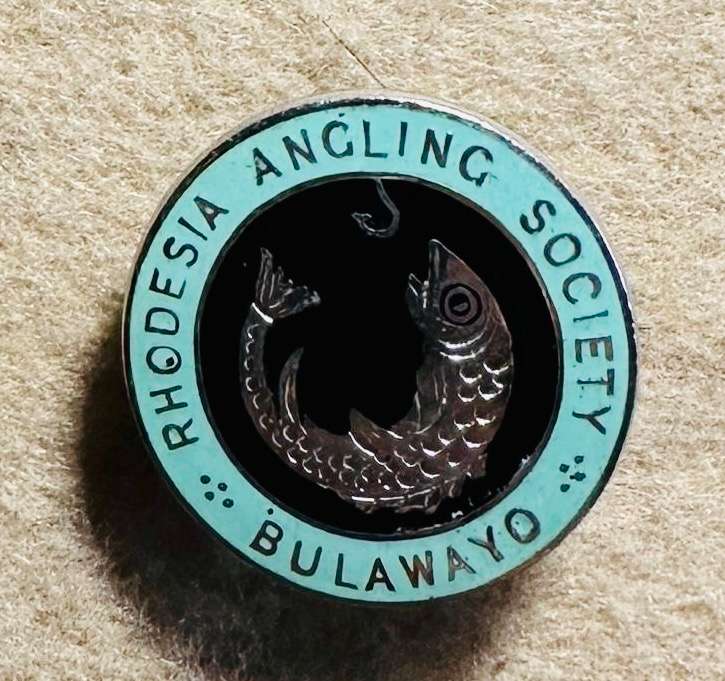 RHODESIA ANGLING SOCIETY, BULAWAYO BADGE, by THOMAS FATTORINI, BIRMINGHAM