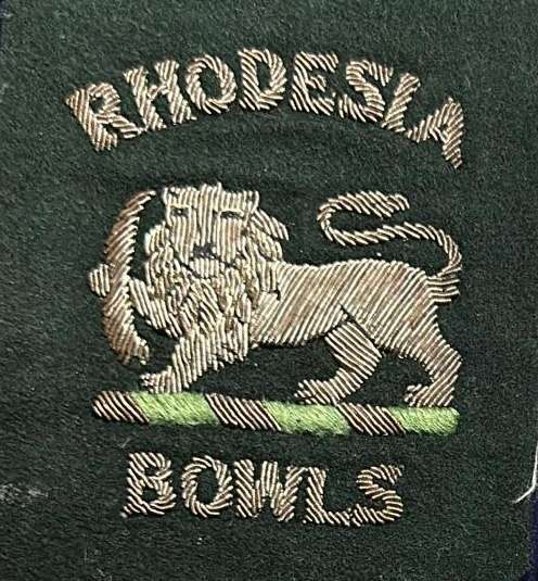 RHODESIA COLOURS - RHODESIA BOWLS BULLION & DOCUMENTS