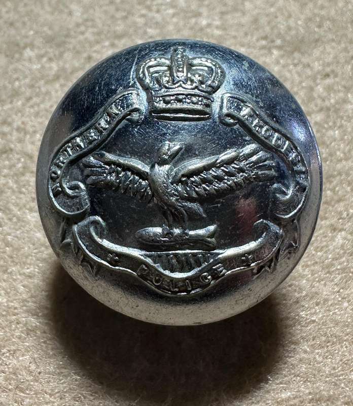 Northern Rhodesia Police - NRP - 1 Large Button, by FIRMIN, London