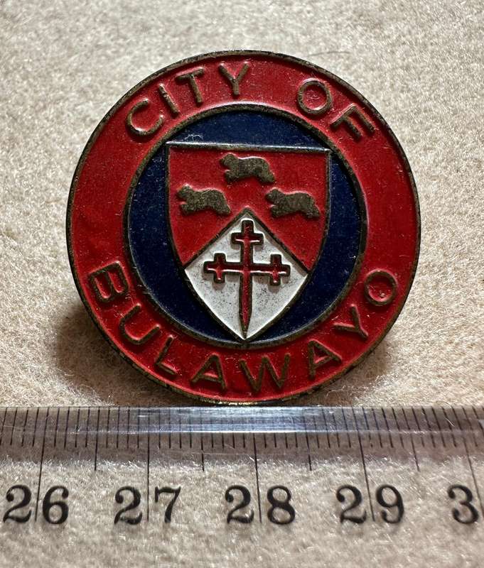 Rhodesian City Councils - CITY OF BULAWAYO BROOCHES VARIANT